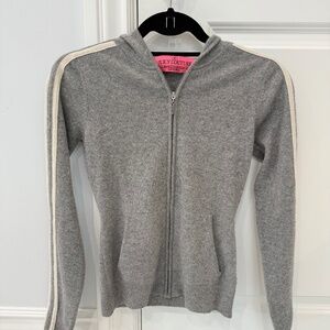Vintage Y2K Juicy Couture Cashmere Track Hoodie - Petite